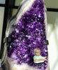 Top Imperial Purple Amethyst on Metal Base#2274