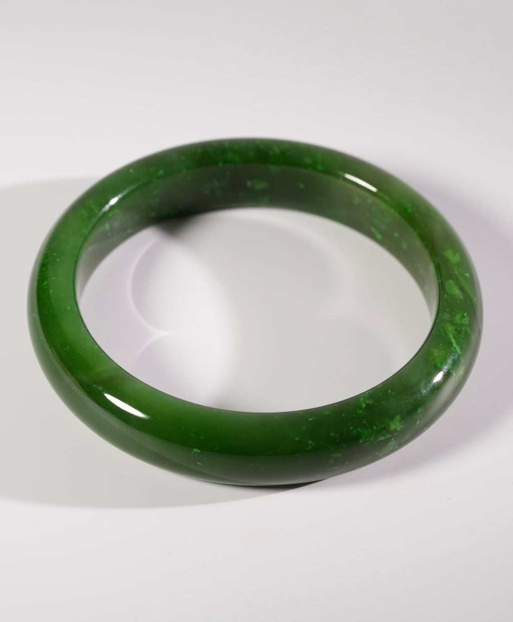 A Polar Jade Grade Bangle 61.4mm #2583