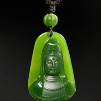 Polar Jade Guanyin Pendant #2777