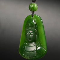 Polar Jade Guanyin Pendant #2777