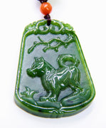 JADE DOG PENDANT #1792