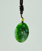 LOTUS CANADIAN JADE PENDANT #1301