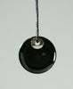 ROUND BLACK JADE PENDANT #1123