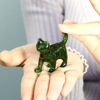 HAND CARVED JADE ANIMAL - Cat #2331