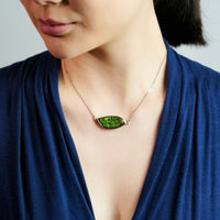 Sterling Silver Ammolite Triplet Pendant #978