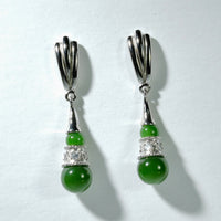 JADE GOURD EARRINGS #1083