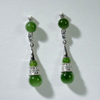 JADE GOURD EARRINGS #1085