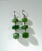 FREEFORM NAPHRITE JADE EARRINGS #1437