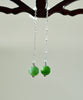 FREEFORM JADE EARRINGS #1451