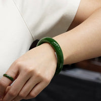 AAA Polar Jade Bangle 57.5MM #2403