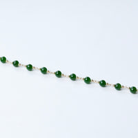 6mm Polar Jade Starry Beaded Bracelet #2402