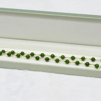 6mm Polar Jade Starry Necklace #2419