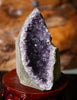 AMETHYST SEMI-GEODE A- GRADE EXTRA QUALITY BASE CUT (1.43 LB) #1229