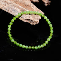 4.5mm Polar Jade Grade Beaded Bracelet #2454