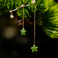 SEA STAR SIBERIAN JADE EARRINGS #1443