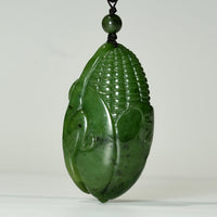 HAND CARVED JADE CORN #1458