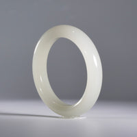 White Jade Bangle 58.3mm #683