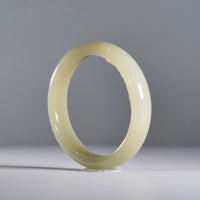 White Jade Bangle 60.5mm #123