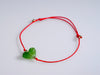 Butterfly Red Cord Jade Bracelet #2264