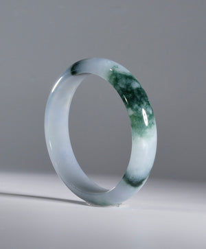 JADEITE BANGLE 59X14MM #958