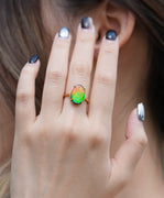 18k Ammolite Ring #903