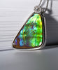 Triangle Ammolite Pendant #335