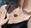 Sterling Silver Ammolite Triplet Pendant #978