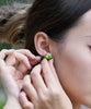 18K AMMOLITE EARRINGS #1907