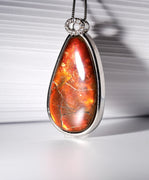 Sterling Silver Ammolite Pendant #333