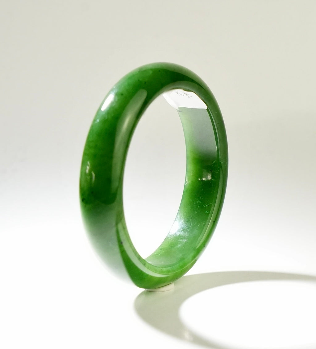 AAA CANADIAN JADE BANGLE 55MM #1065