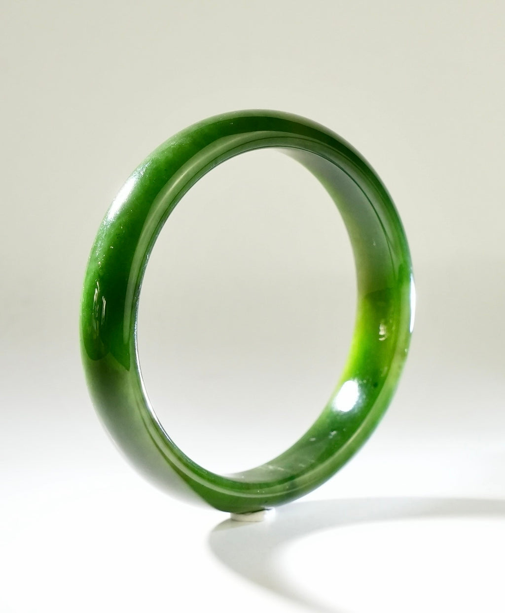 AA Polar Jade Grade Jade Bangle 62.7mm #200