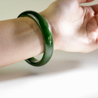 AA Polar Jade Grade Jade Bangle 62.7mm #200