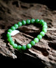 8mm Siberian Jade Beaded Bracelet #2317