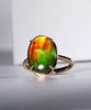 18k Ammolite Ring #903