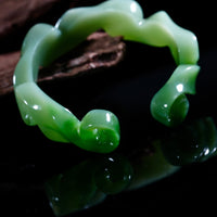 Unique Siberian Jade Bangle 60mm #2482