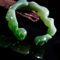 Unique Siberian Jade Bangle 60mm #2482