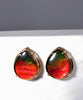 18K AMMOLITE EARRINGS #1765