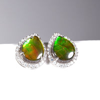 AMMOLITE TRIPLET EARRINGS #315