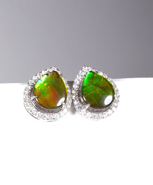 AMMOLITE TRIPLET EARRINGS #315