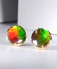 18K AMMOLITE EARRINGS #1907