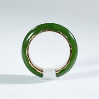 Sz4.5 14k Polar Jade Ring #2501-1