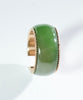 Sz4.5 14k Polar Jade Ring #2501-3