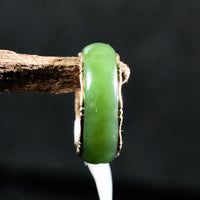 Sz6 14k Polar Jade Ring #2502-8