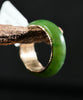 Sz6 14k Polar Jade Ring #2502-8