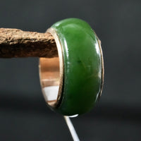 Sz12 14k Polar Jade Ring #2501-12