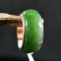 Sz12 14k Polar Jade Ring #2501-12