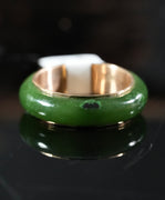 Sz8 14k Polar Jade Ring #2501-16