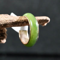 Sz9 14k Polar Jade Ring #2501-17