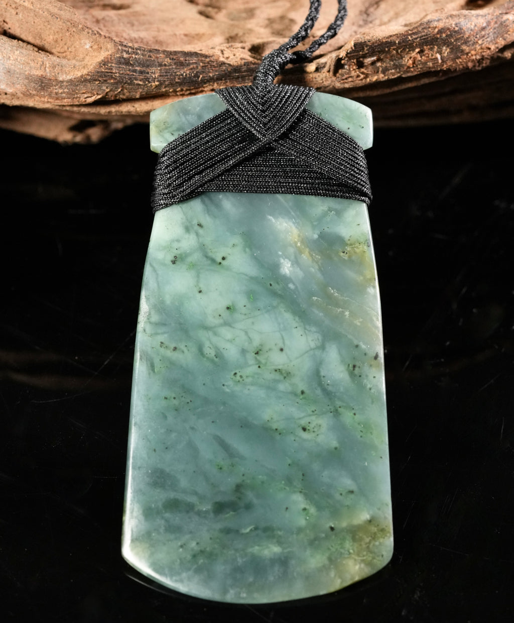 4" Jade Toki Pendant Necklace #2497