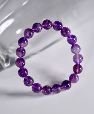 Extra Dark Amethyst Bracelet #1846